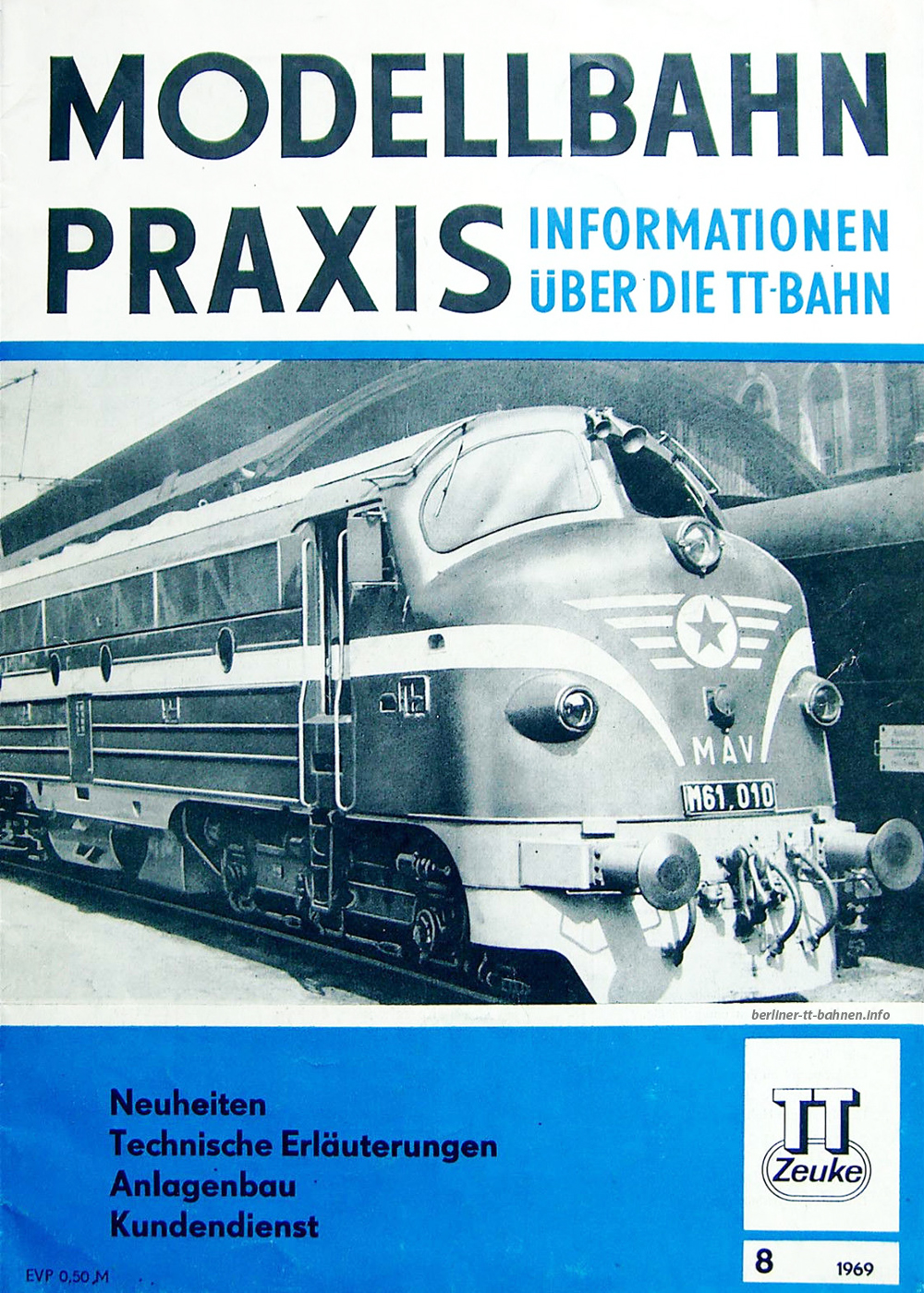 Modellbahnpraxis Heft 8 / 1969