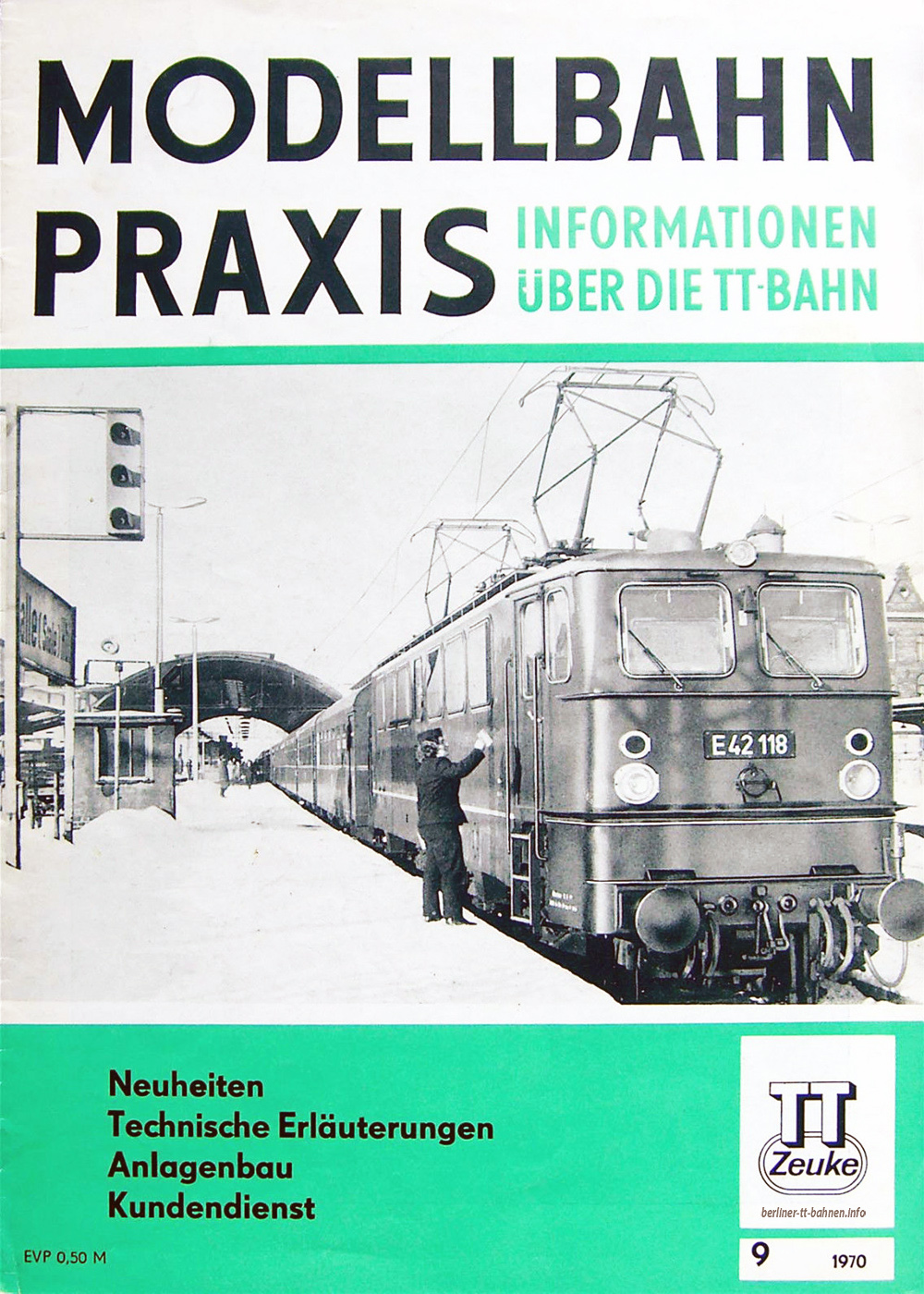 Modellbahnpraxis Heft 9 / 1970