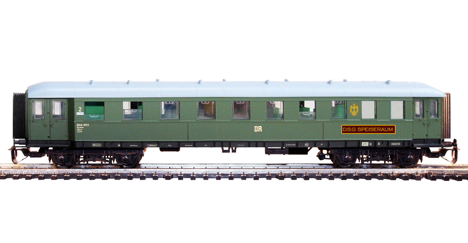 13315 Eilzug / Buffetwagen Ci4i-32 DR/III 244-317