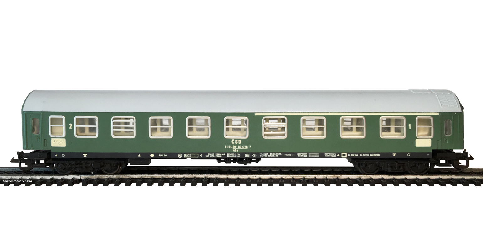 545/85 Reisezugwagen grün ČSD/IV