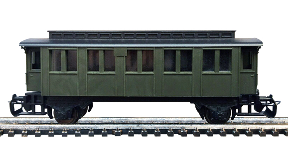START-Personenwagen BiPr93 mit geschl. Bühne
