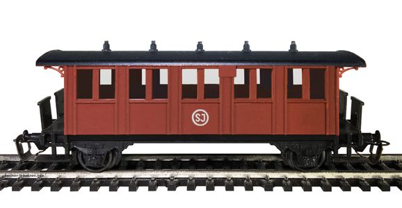 START-Personenwagen (CiPr91a) mit off. Bühne SJ