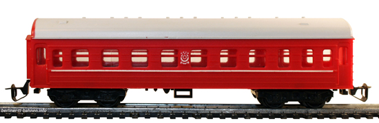 4-achs Reisezug-Weitstreckenwagen CCCP  rot