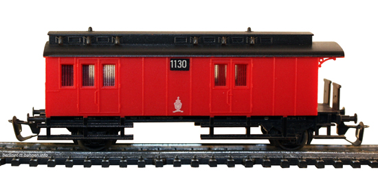 03440 Post-/Gepäckwagen Pw Post Pr92 KPEV 1130 rot