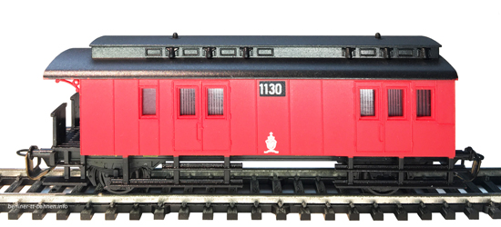 13440 Post-/Gepäckwagen Pw Post Pr92 KPEV 1130 rot