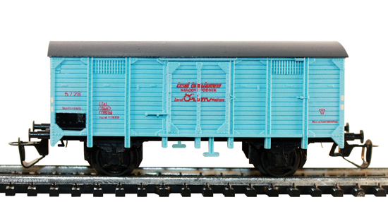 04134 Ged. Güterwagen G10 Firmenwagen ČSD/III