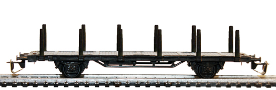 Stahlrungenwagen mit 10 Stahlrungen