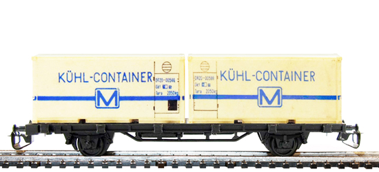 04522 Plattformwagen Sm mit 2 Containern