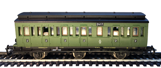 13136 3achs Abteilwagen der KPEV