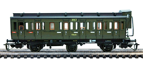 13141 3achs Abteilwagen / Brhs. 3.Kl.  P.St.E.V.