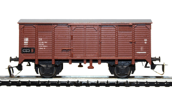 14135 Ged. Güterwagen G10 DR/IV 21 50 115 7 038-3