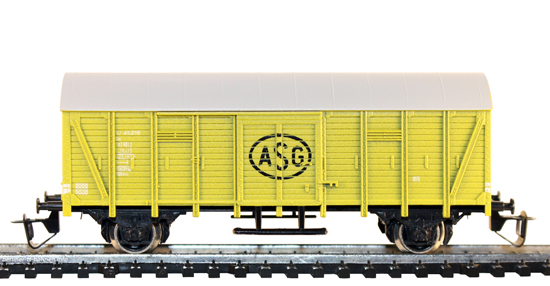 14161 Güterwagen Ge / Tonnendachwagen ASG