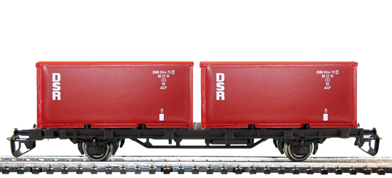 14528 Plattformwagen Sm mit 2 Containern
