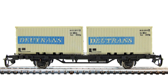 14530 Plattformwagen Sm mit 2 Containern