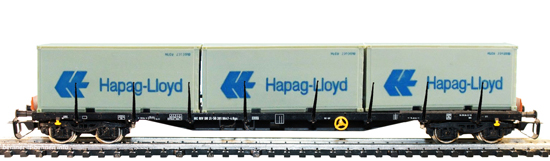 15512 Containertragwagen Rgs mit 3 Containern