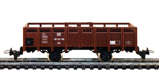 15901 Off. Güterwagen Ow 99-53-06 DR/III Spur H0m
