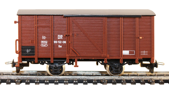 15904 Ged. Güterwagen Gw 99-52-06 DR/III Spur H0m