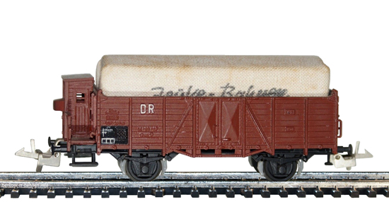 159/492 Off. Güterwagen Omu / Brhs. Plane 