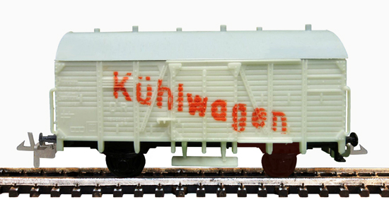 159/60 Kühlwagen weiss ohne Bremsgestänge