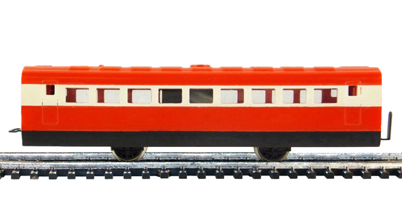 545/36/1 Mittelwagen Triebwagenzug COURIER rot