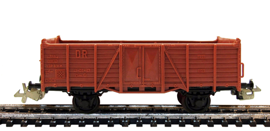 545/434 TT-START Off. Güterwagen Om DR/III Kohleladung, in braun