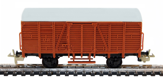 545/437 TT-START Ged. Güterwagen DR/III braun