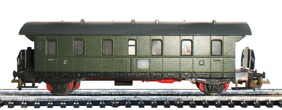 Personenwagen Cie  53 091 Erf. DB/III grün. 2.Kl.