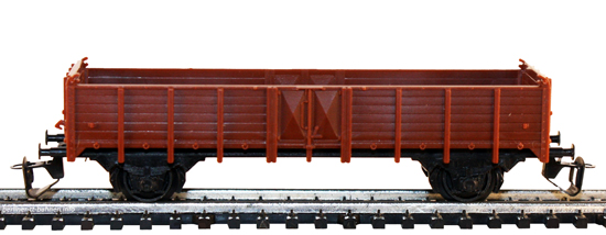 Offener Güterwagen grün, braun, rot oder grau