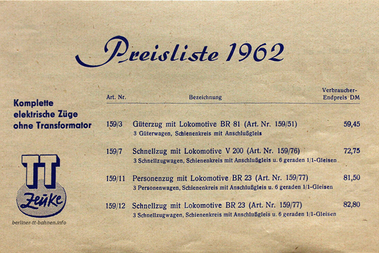 Preislisten